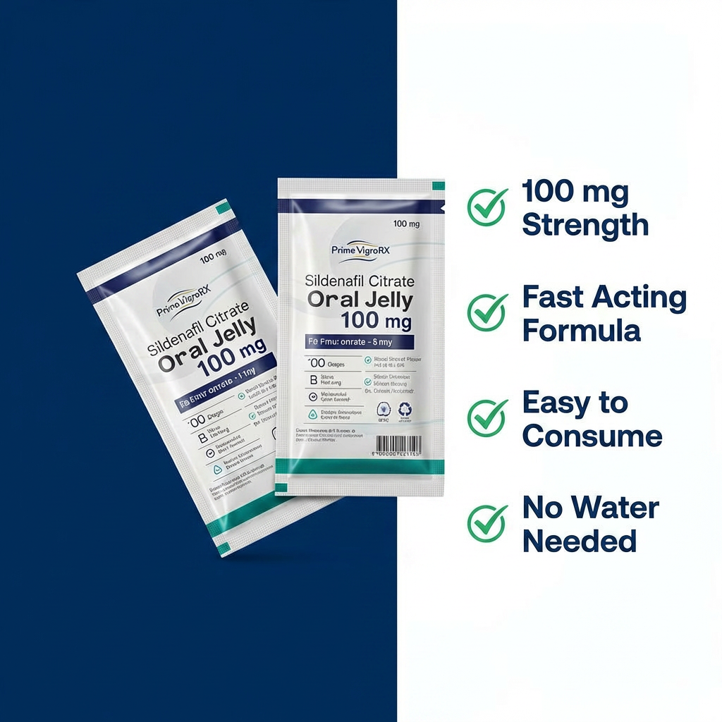 Kamagra Oral Jelly 100mg fast acting ED benefits