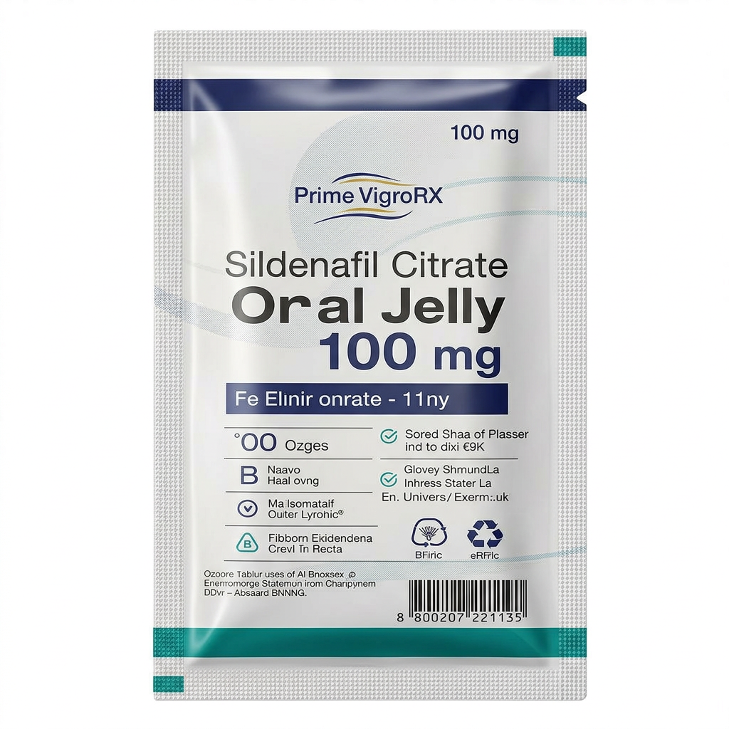 Kamagra Oral Jelly 100mg sachet close up