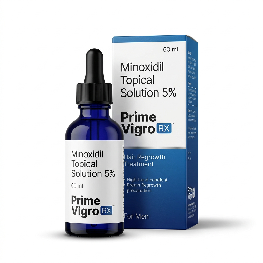 Minoxytop 5% minoxidil solution bottle for hair growth