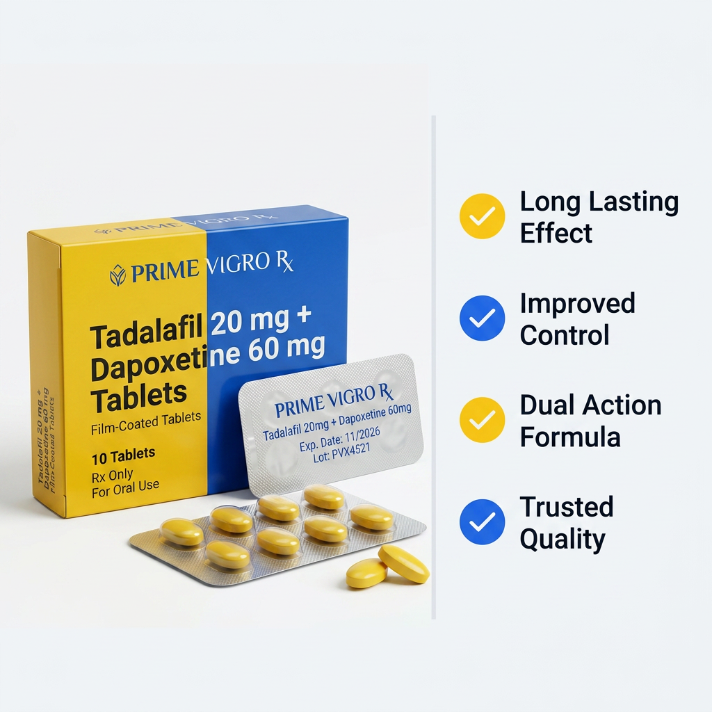 Super Vidalista benefits long lasting ED and PE treatment