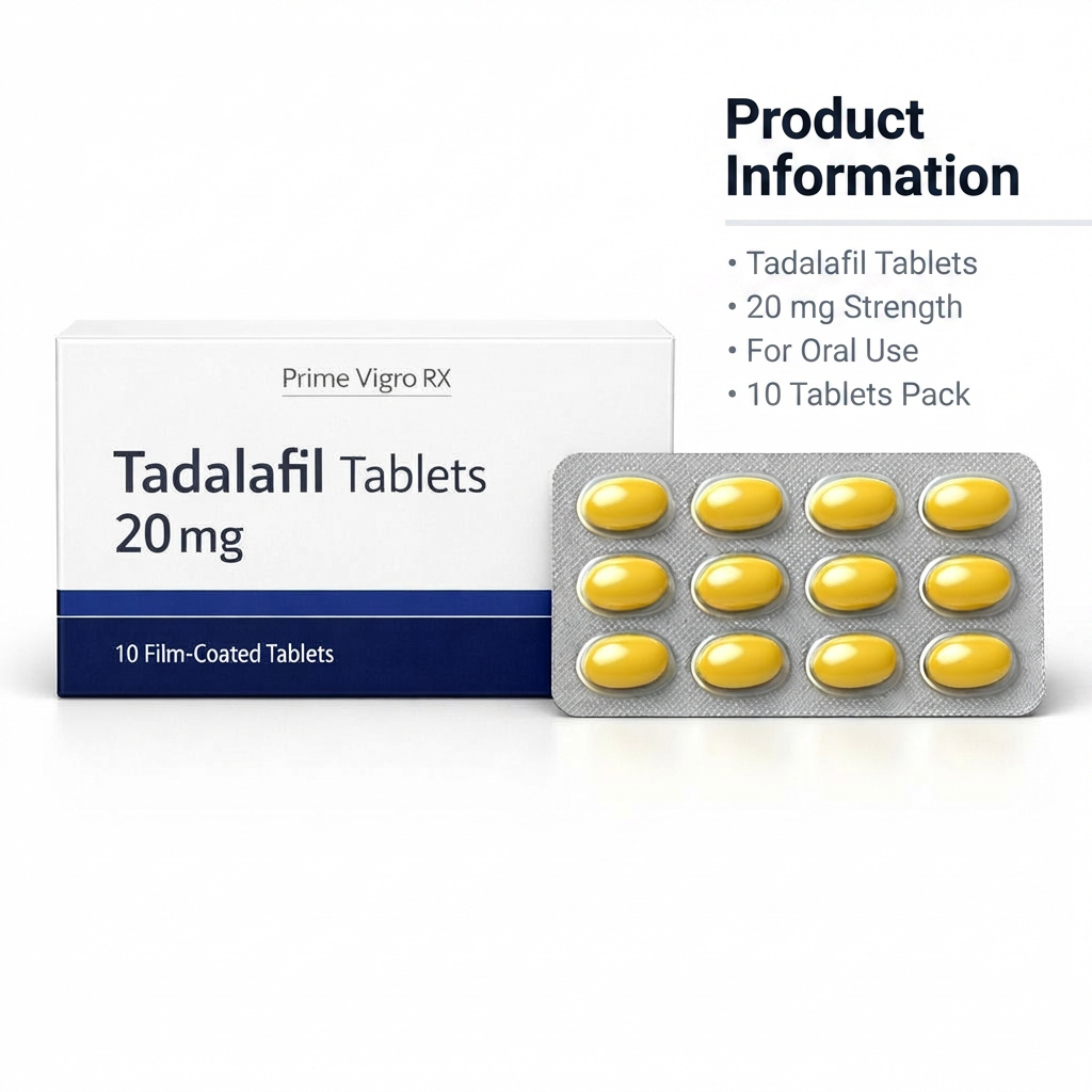 Tadalista 20mg dosage and usage information