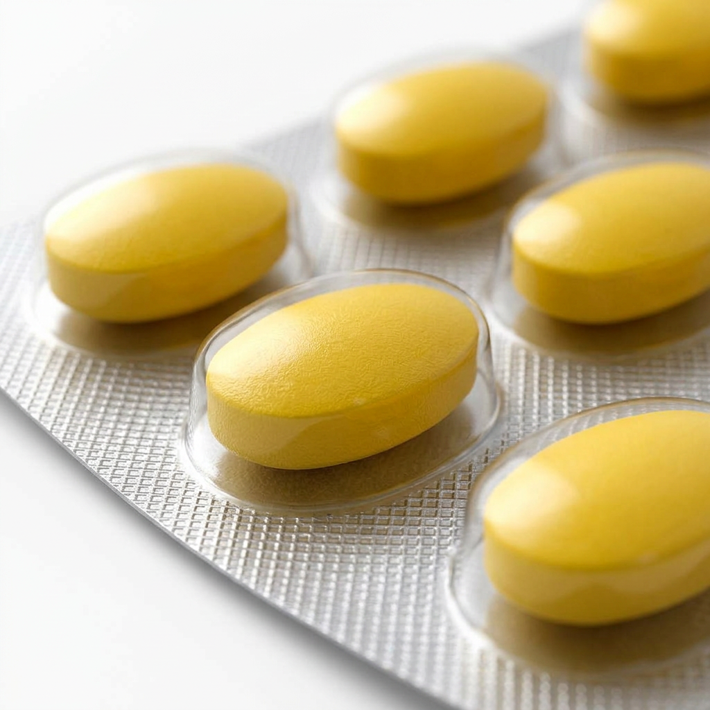 Tadalista 20mg tadalafil tablet close up