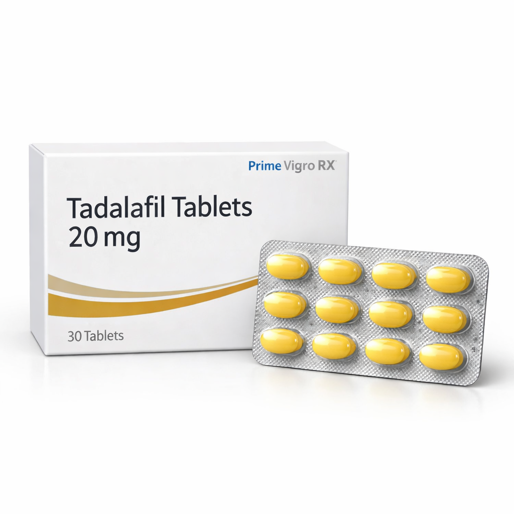 Vidalista 20mg tadalafil tablets pack for erectile dysfunction